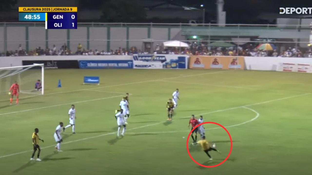 Así fue el golazo de Daniel Meléndez en el partido Génesis vs Olimpia