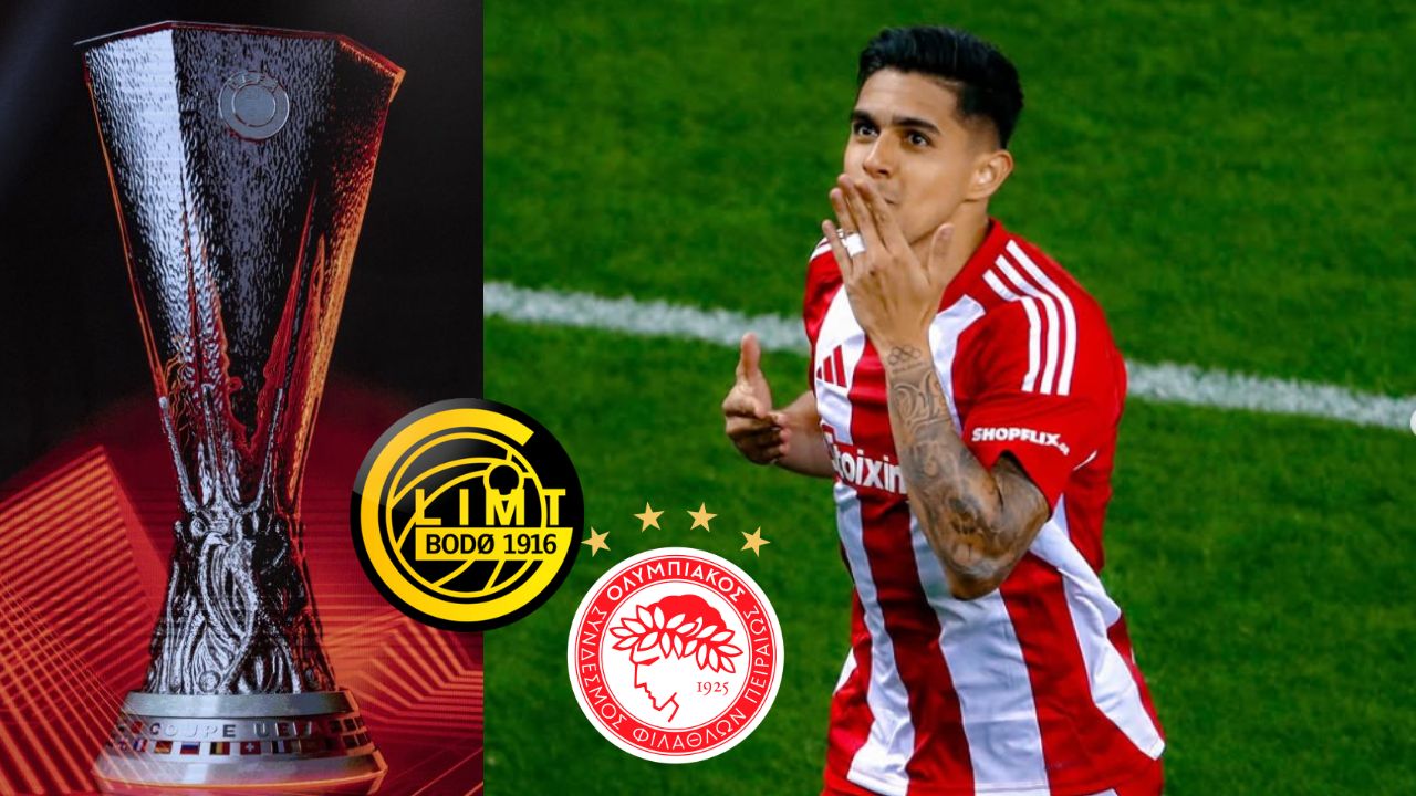 Luis Palma presente en derrota del Olympiacos ante el Bodo por la Europa League