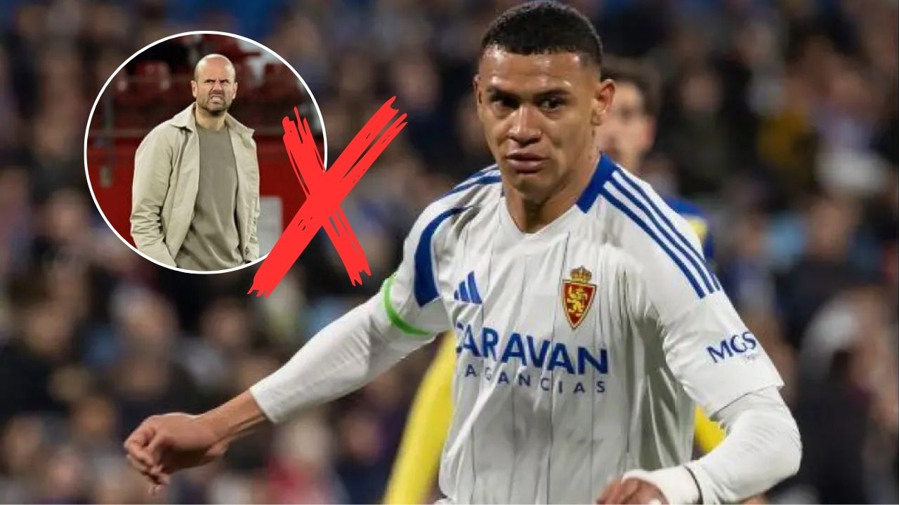 Kervin Arriaga se queda sin técnico en el Real Zaragoza