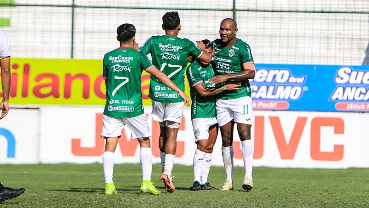 Marathón propina goleada al Juticalpa que sigue sin reaccionar en el Clausura 2025