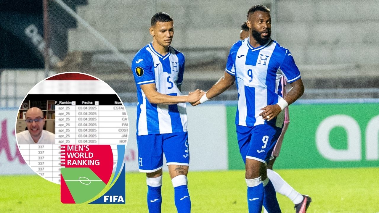 Honduras sufrirá sorpresa en el nuevo ranking FIFA tras clasificar a Copa Oro