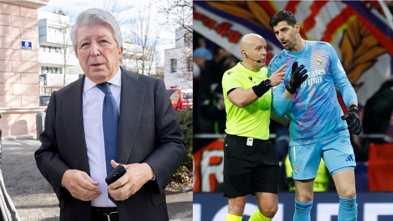Presidente del Atlético manda a callar a jugador de Real Madrid tras polémica en Champions