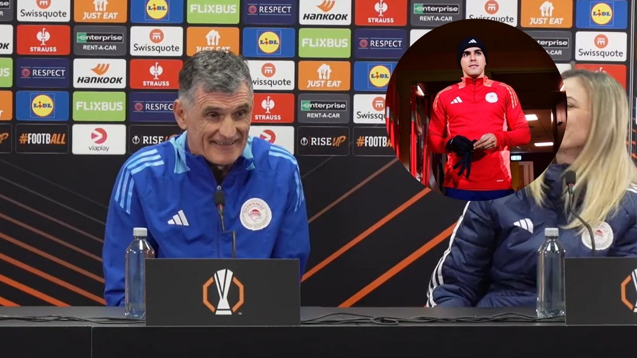 Técnico del Olympiacos da pista sobre posible titularidad de Luis Palma en Europa League