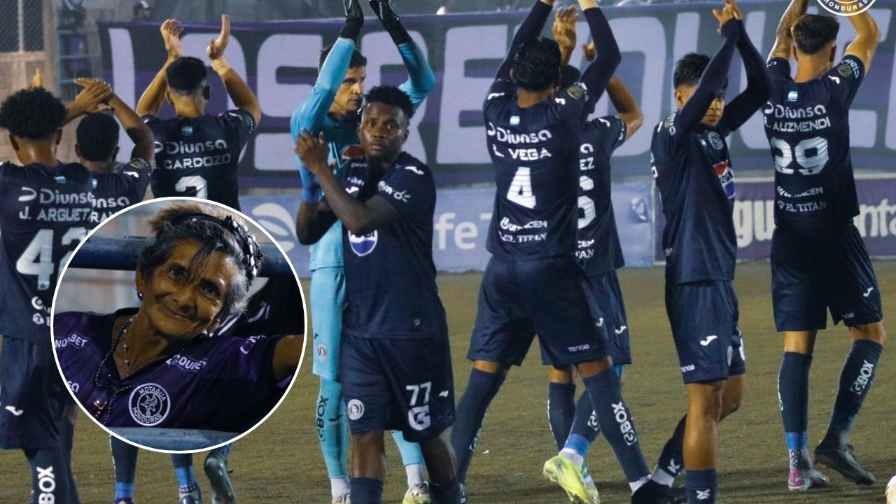 La "abuelita" que lideró a la afición de Motagua ante Lobos UPNFM
