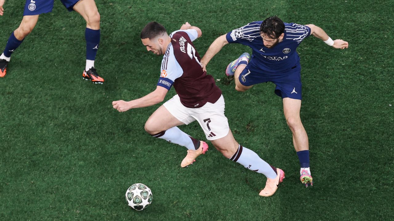 PSG sufrió con el Aston Villa pero consiguió el boleto a semifinales de Champions
