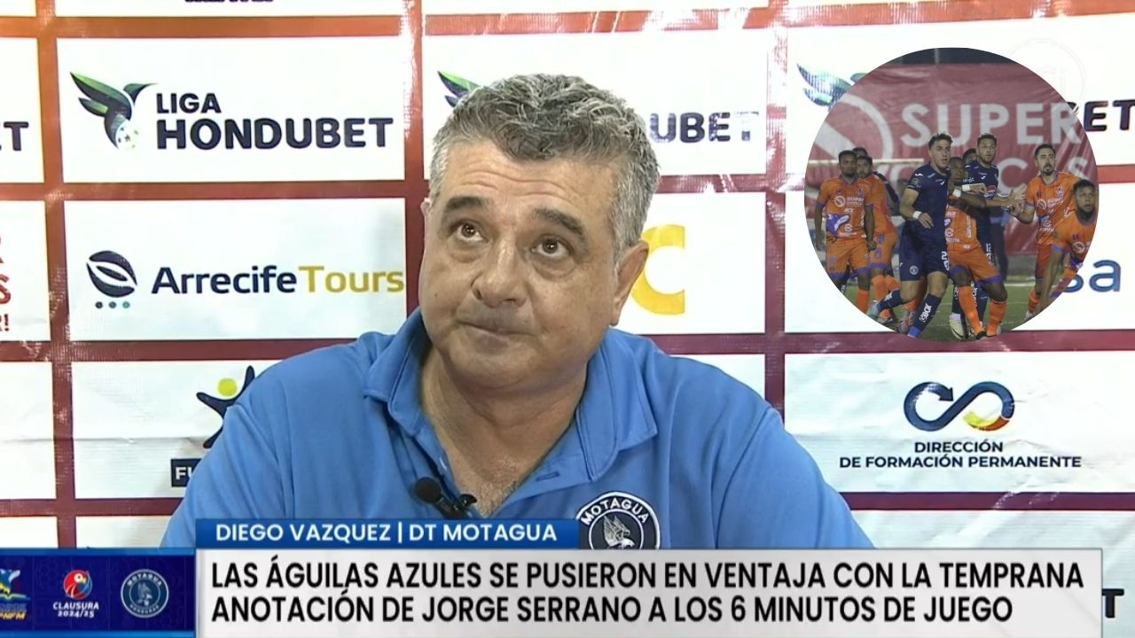 Diego Vazquez menciona que provocó la derrota de Motagua ante UPNFM