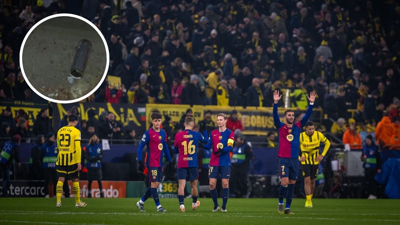 Jugadores del Barcelona fueron molestados por aficionados del Borussia Dortmund