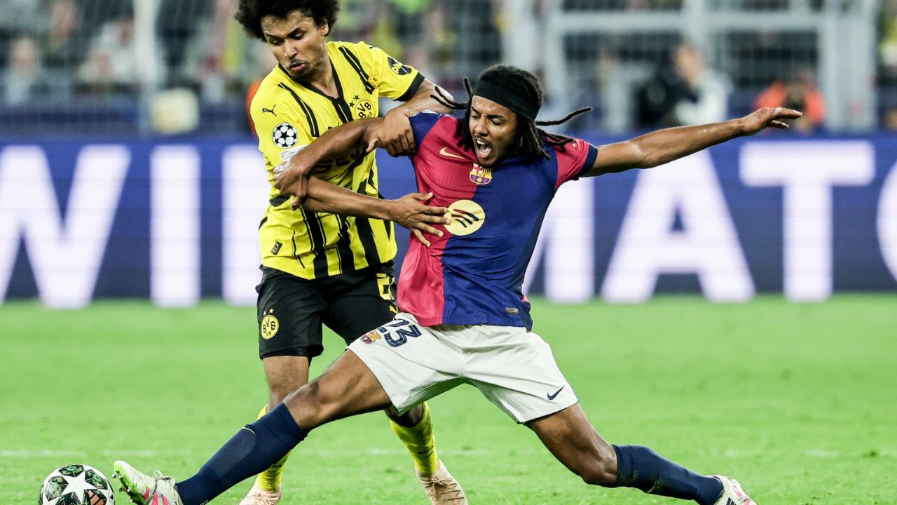 Jules Koundé se decepciona del Barcelona tras derrota ante el Borussia Dortmund