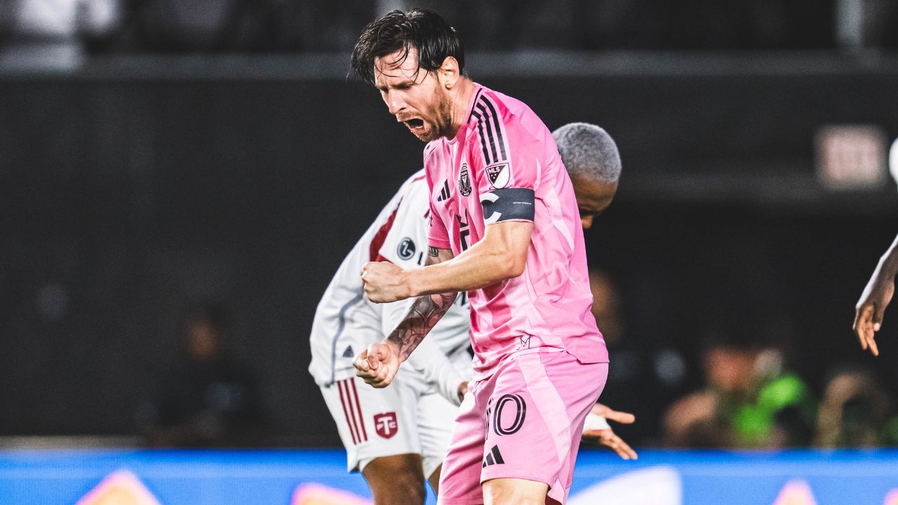 Lionel Messi le cometió falta a Deiby Flores en el Inter Miami vs Toronto