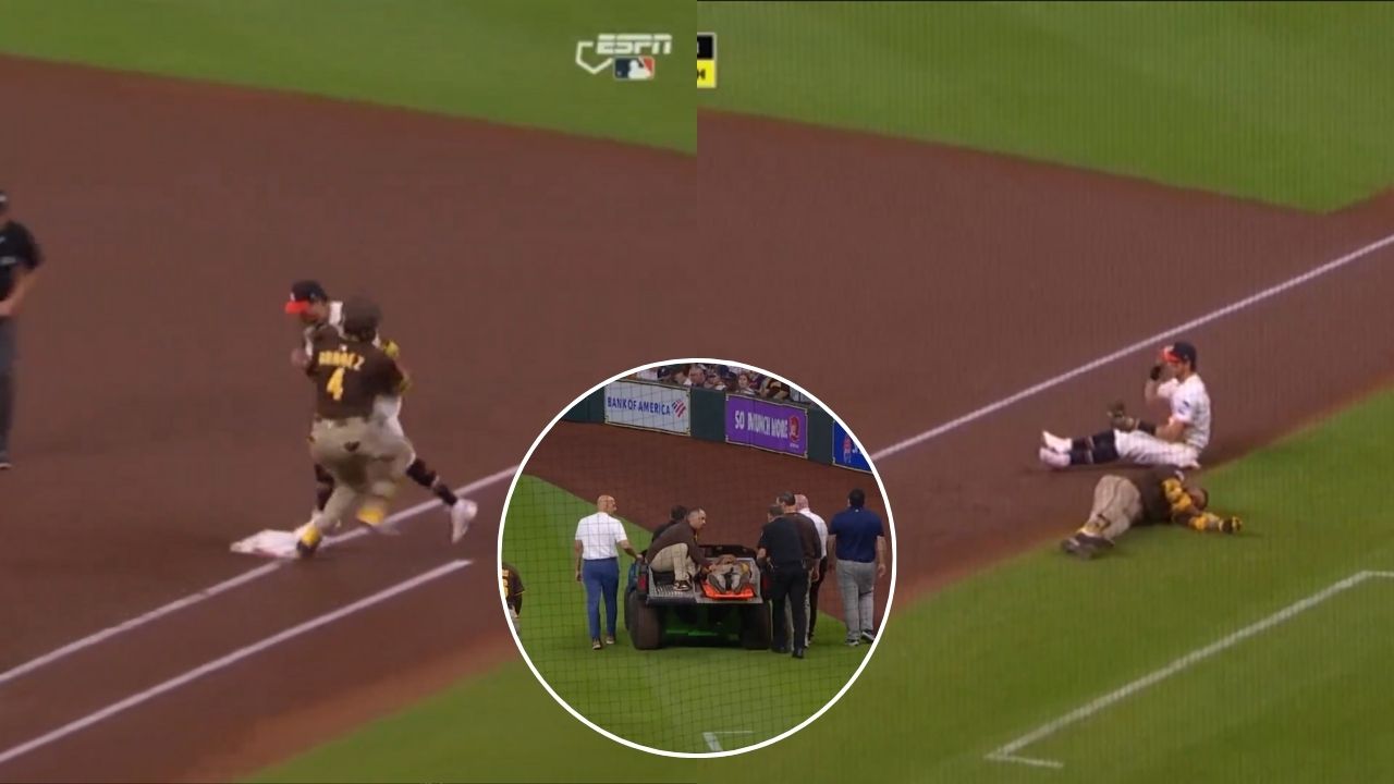 Mauricio Dubón deja inconsciente a un rival en último encuentro de los Astros