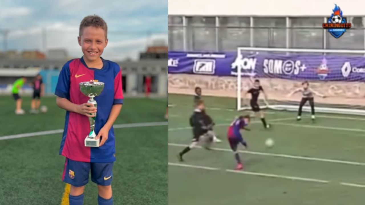 Hondureño Alessandro Mejía anota golazo con el Barcelona y festeja nuevo título