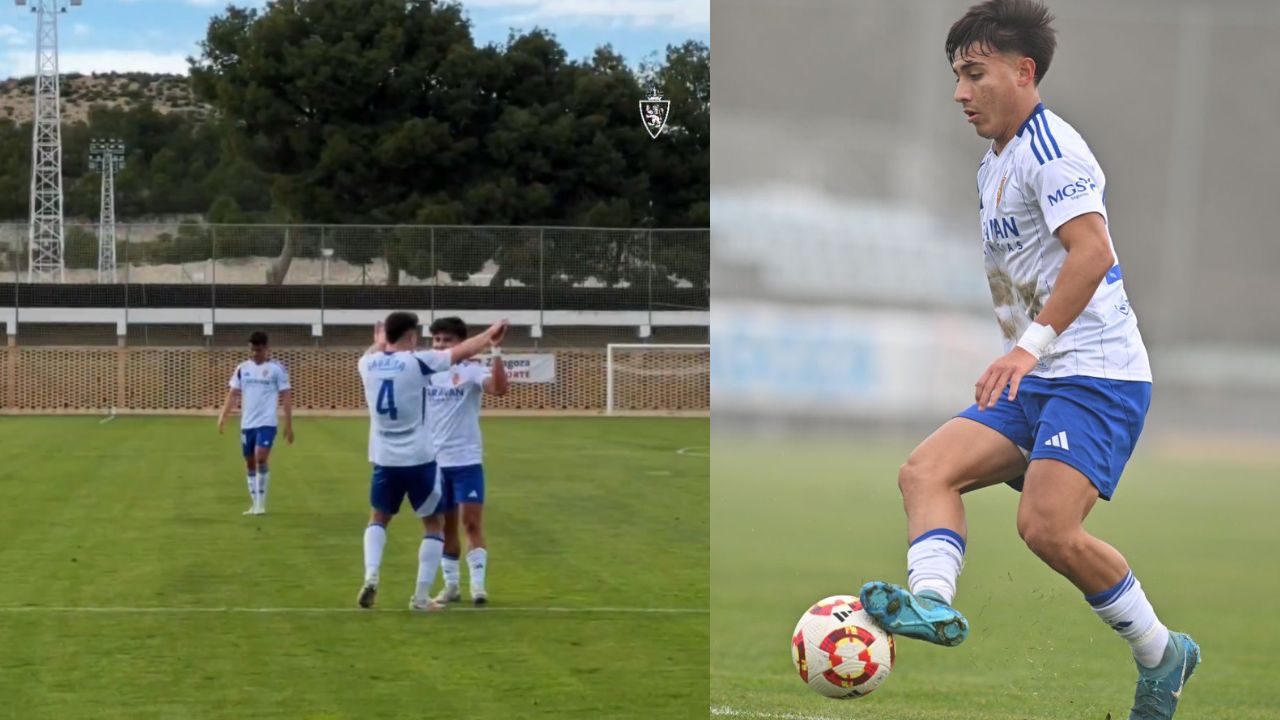 Hondureño Yohanner Ruíz marca golazo con el Real Zaragoza