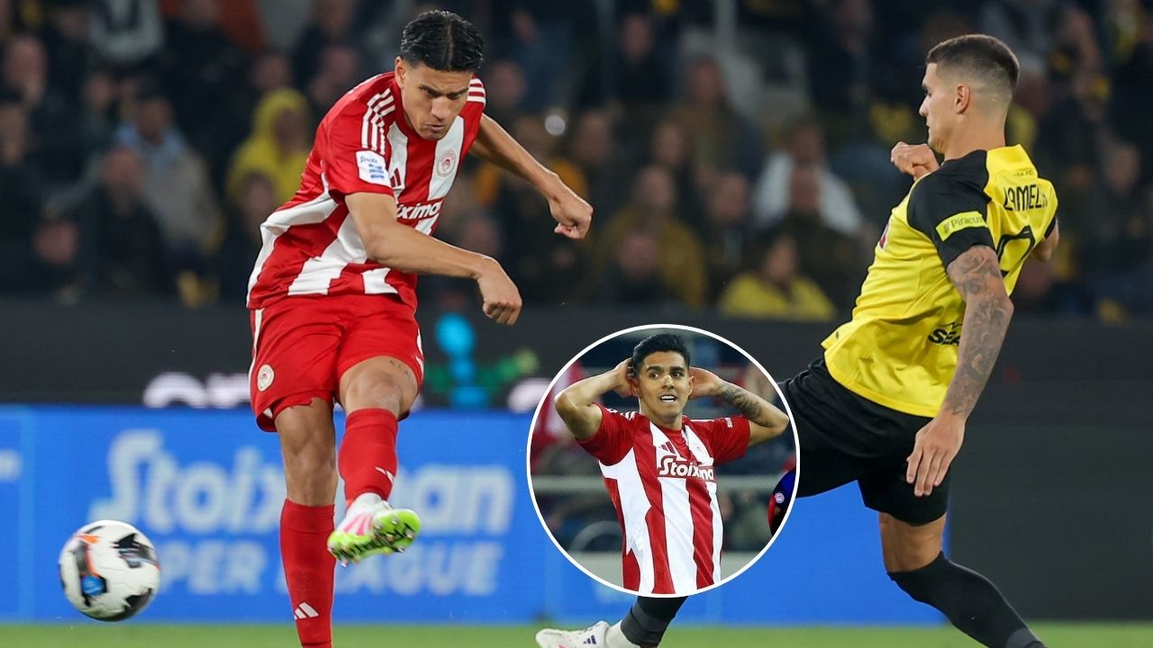 Olympiacos estrena su corona con un triunfo ante AEK Atenas ¿Qué sucedió con Luis Palma?