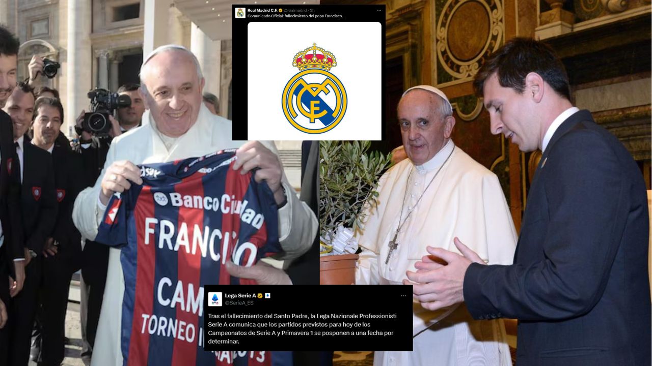Mundo del fútbol consternado tras muerte del papa Francisco; Real Madrid se pronuncia