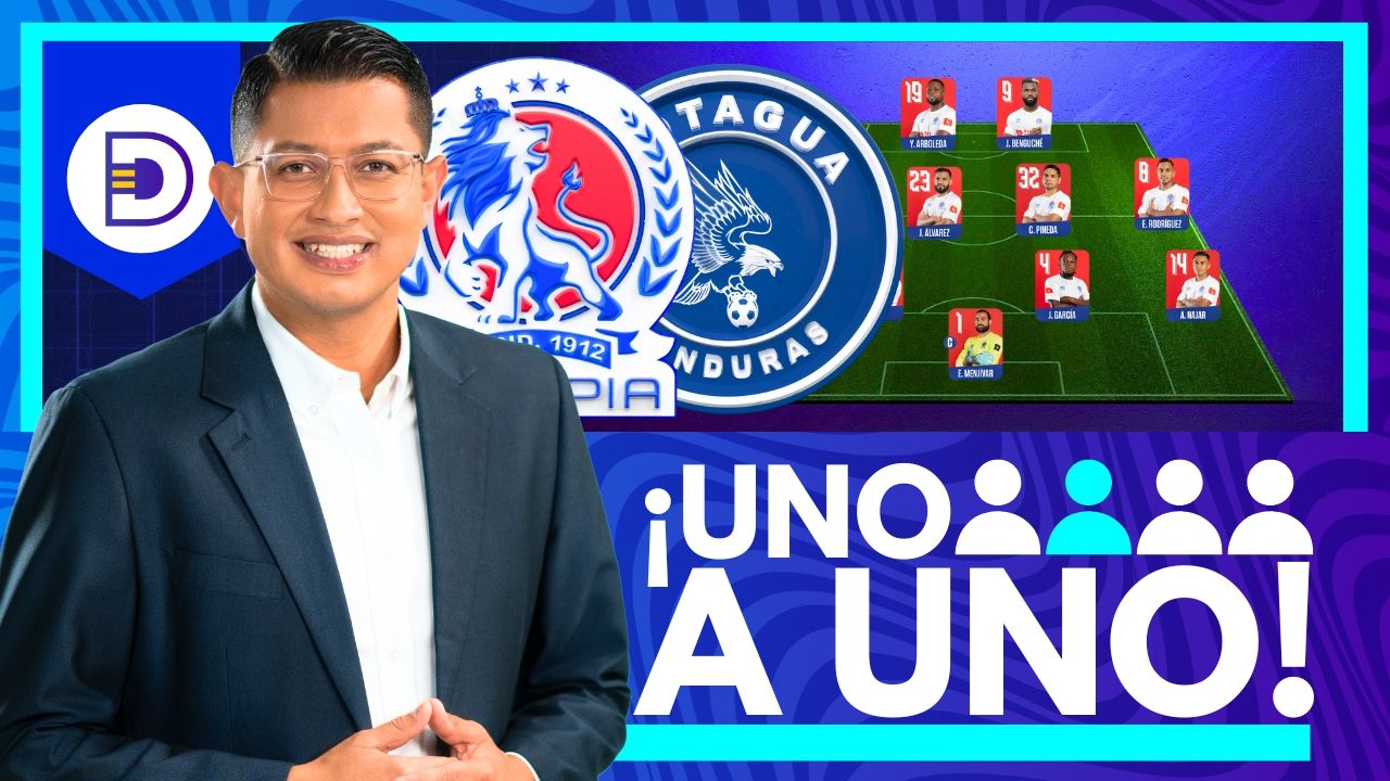Olimpia vs Motagua: el uno a uno del clásico que se pintó de azul en el Chelato Uclés