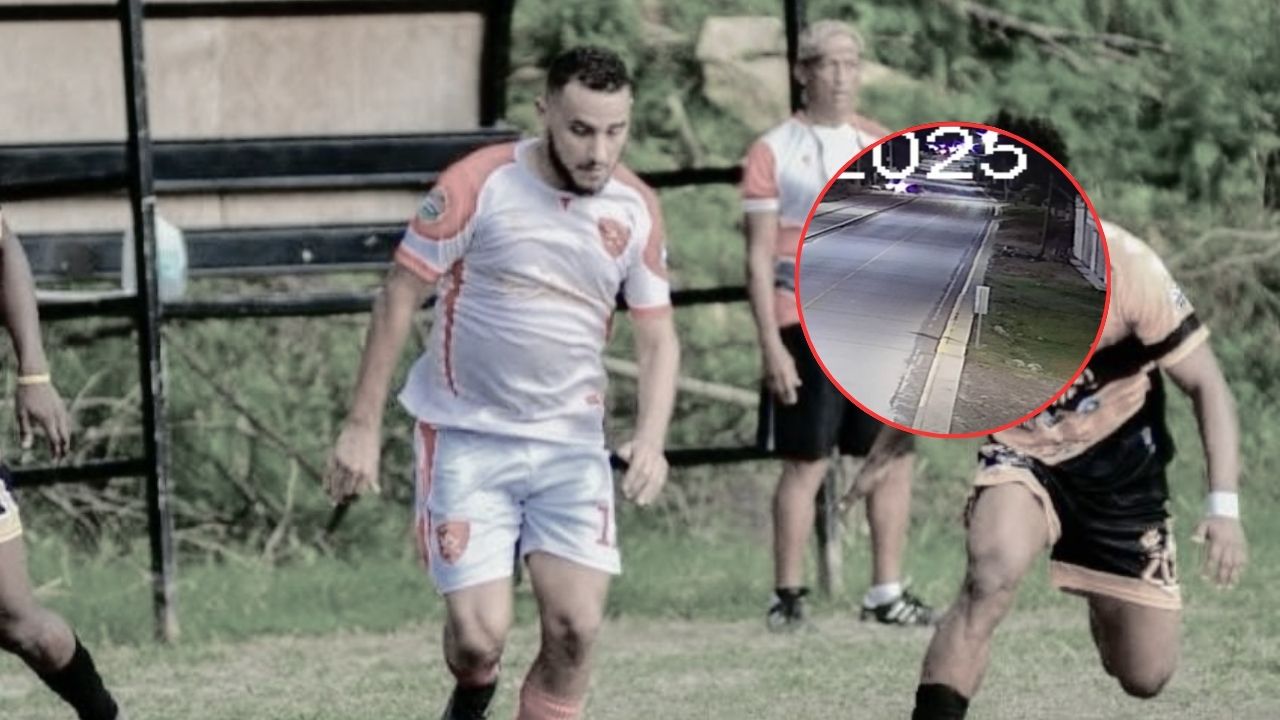 Así fue el momento exacto en que jugador hondureño murió en trágico accidente