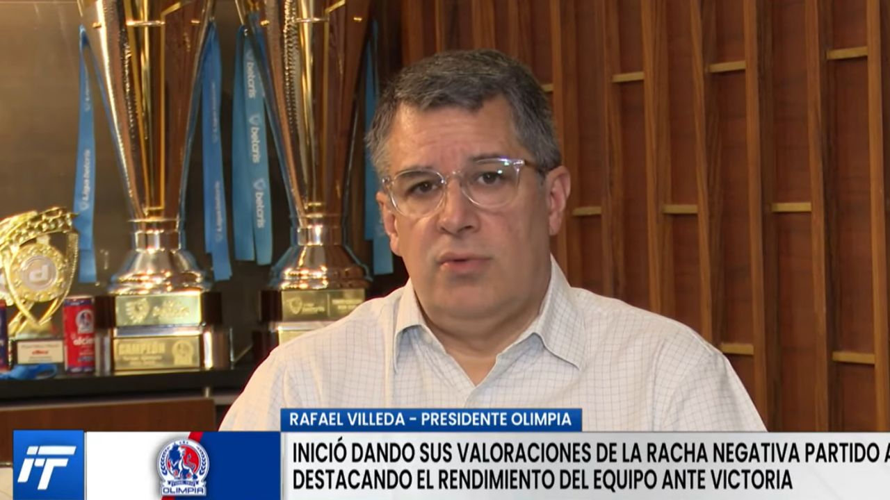 Rafael Villeda afirma que Olimpia nunca atravesó una crisis