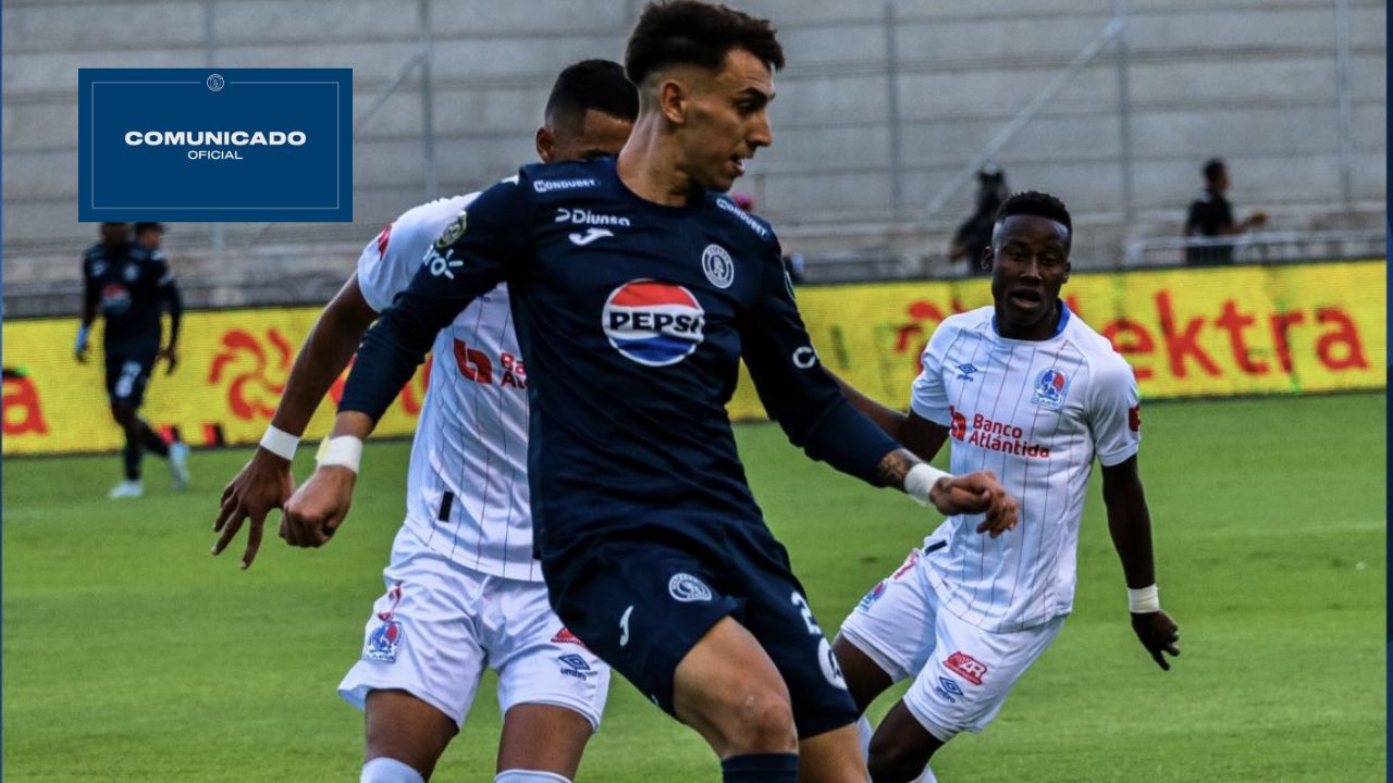 Motagua comparte diagnóstico medico de Rodrigo Auzmendi tras conmoción