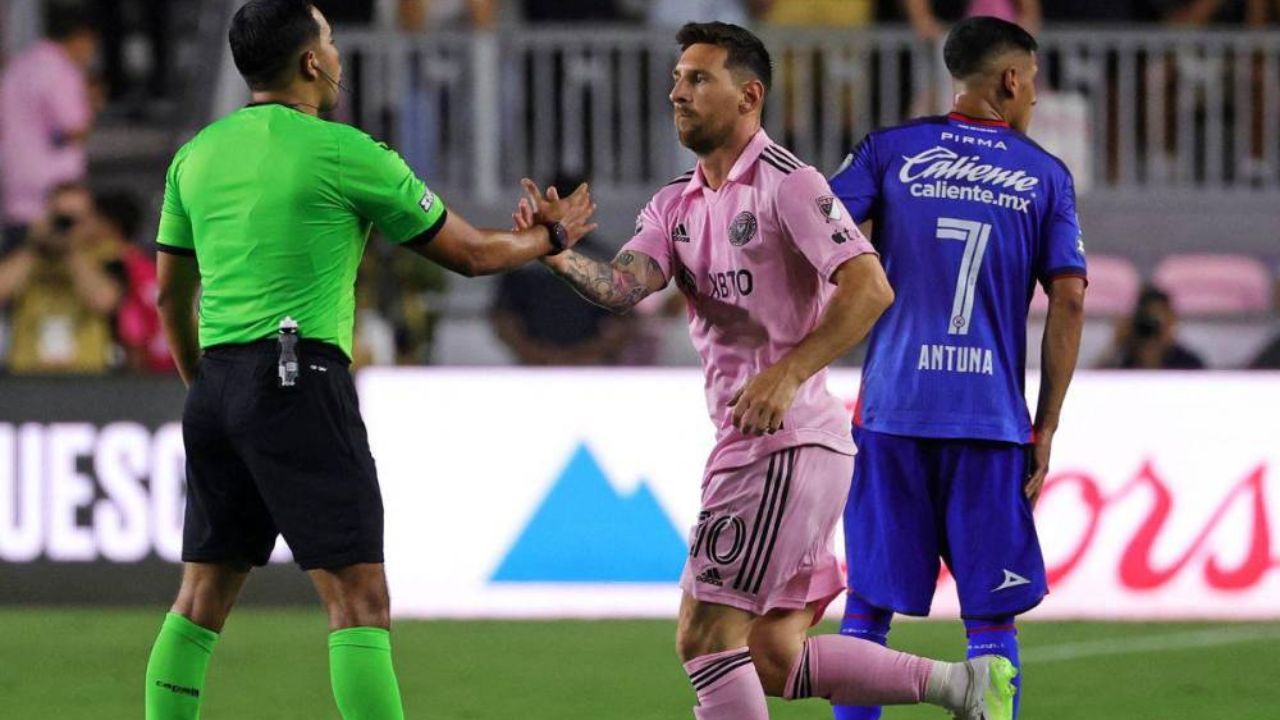 Said Martínez volverá a pitarle un partido al Inter Miami de Lionel Messi