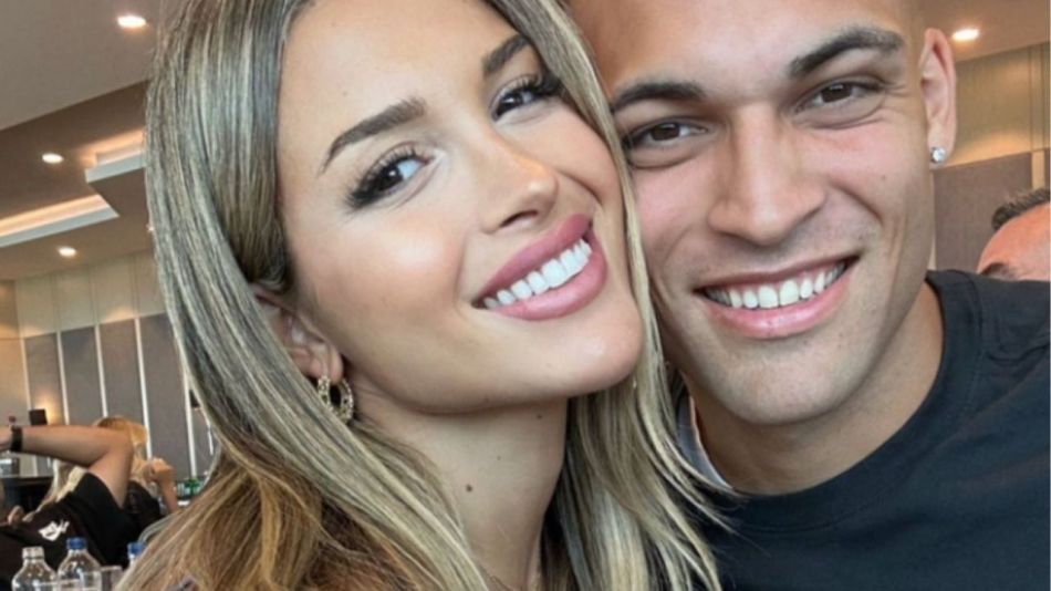 Agustina Gandulfo con Lautaro Martínez