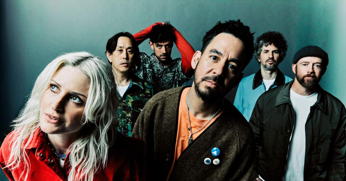 Los seis integrantes de la banda Linkin Park
