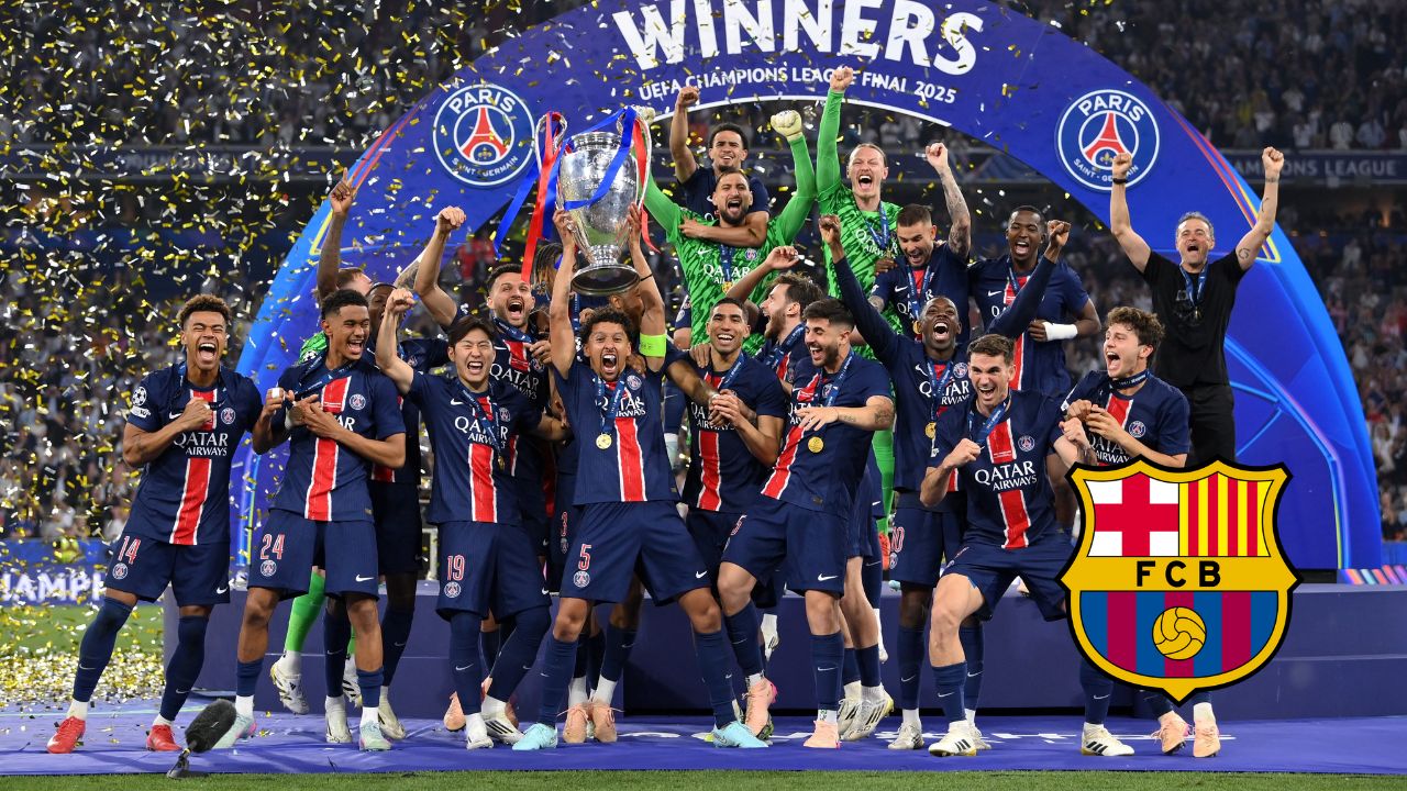 FC Barcelona felicita al PSG por ganar su primera Champions League