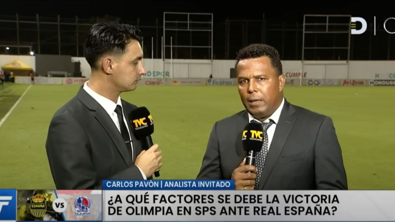 Carlos Pavón expone el responsable de la derrota de Real España ante Olimpia