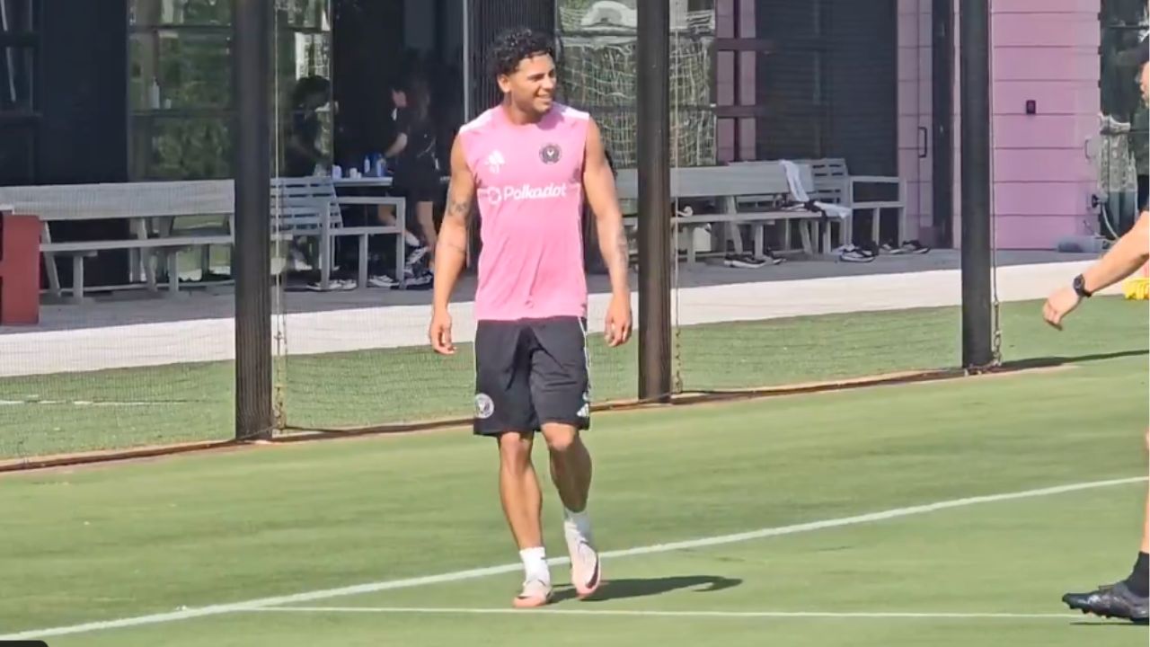 David Ruíz reaparece en los entrenamientos del Inter Miami