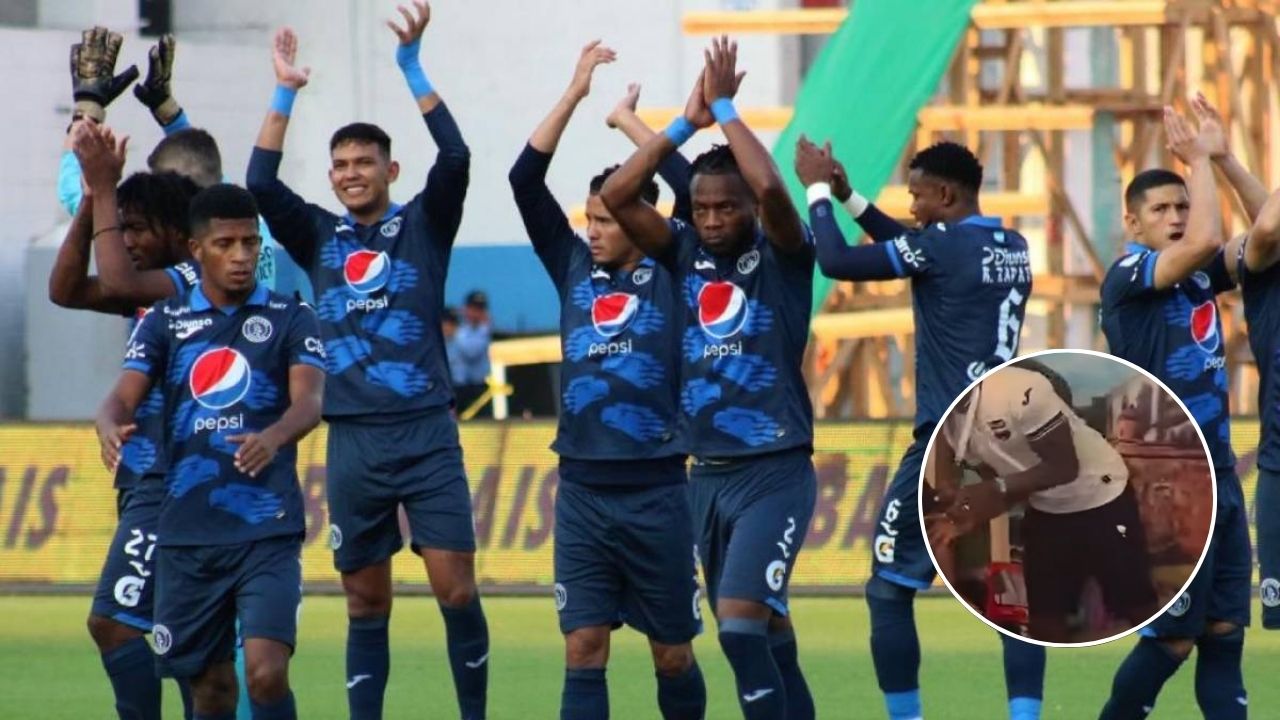 Exjugador del Motagua es captado celebrando la 39 del Olimpia