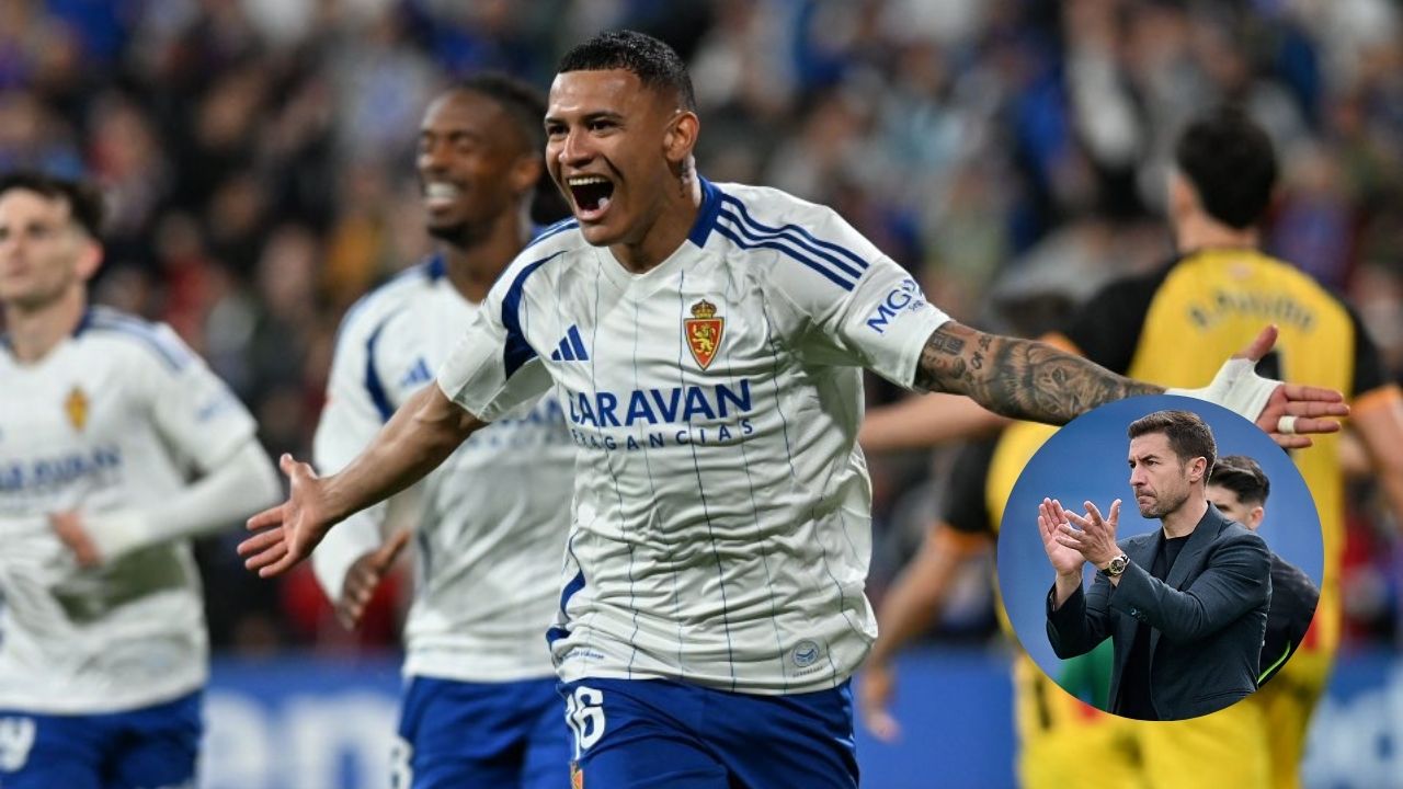 Técnico del Real Zaragoza elogia a Kervin Arriaga y lo pone como el mejor jugador del equipo