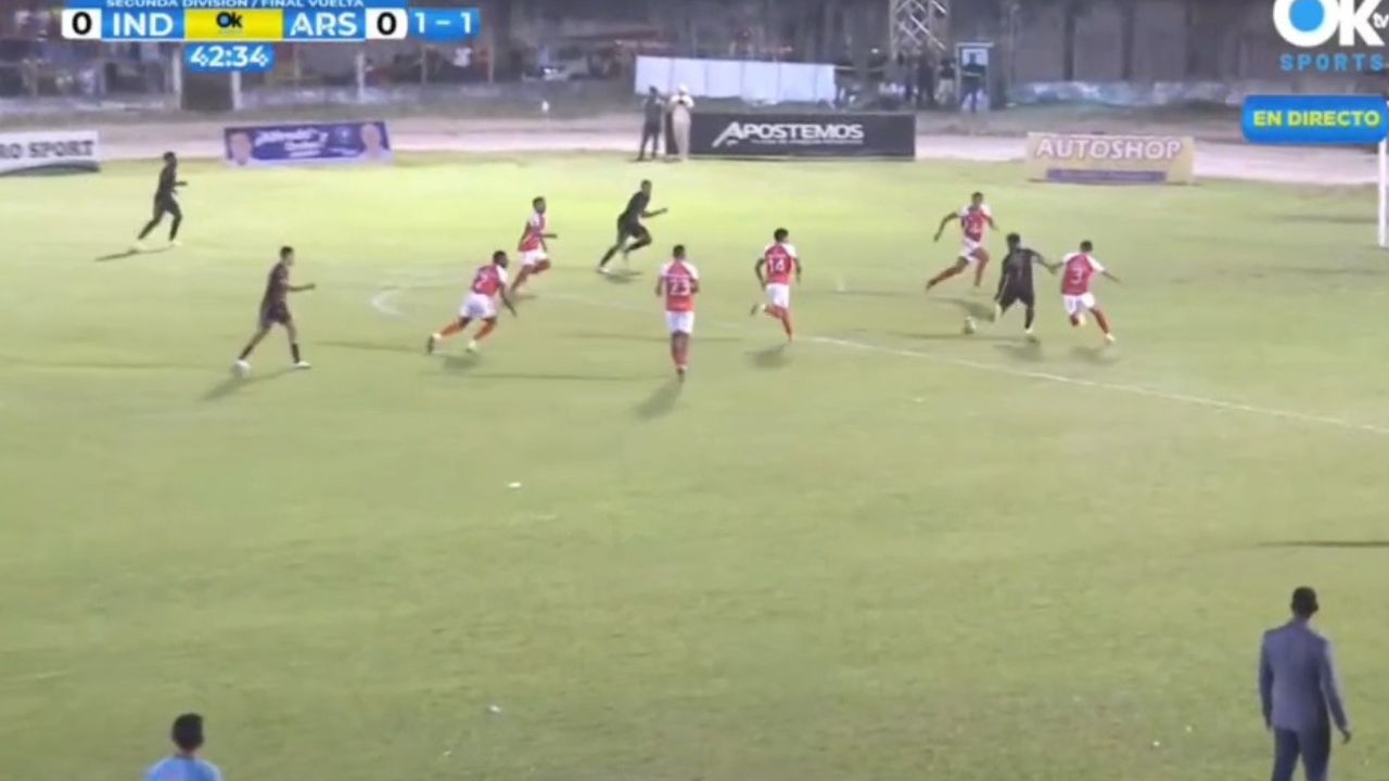 Así fue el golazo de Maikel García en la final de la Liga de Ascenso