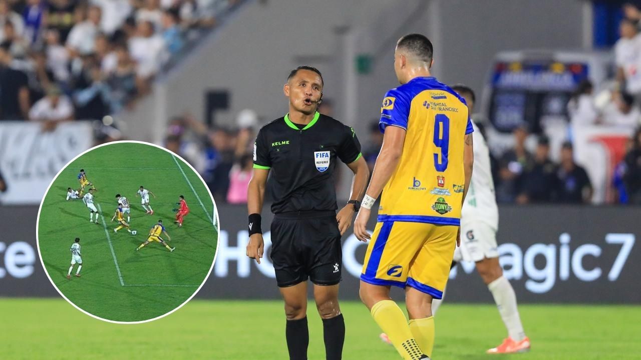 Iván Barton protagoniza polémica decisión en final de Liga de El Salvador