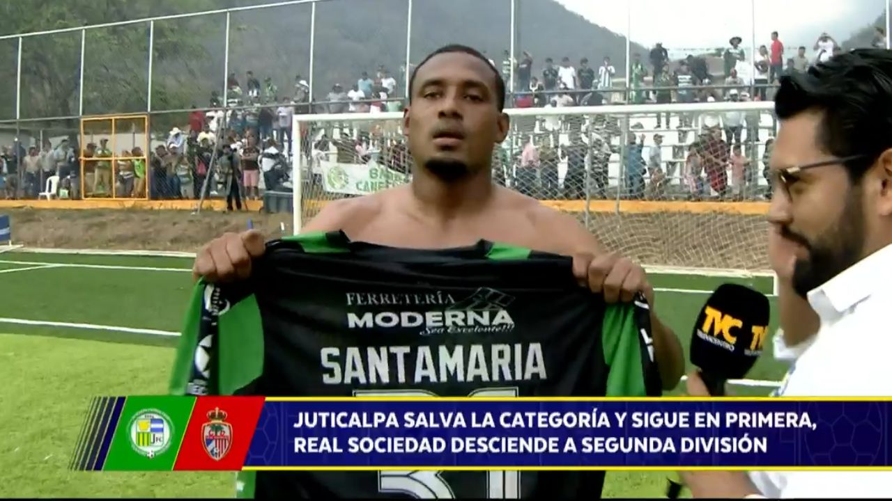 Luis Santamaría comparte su emoción tras convertirse en el héroe del Juticalpa FC