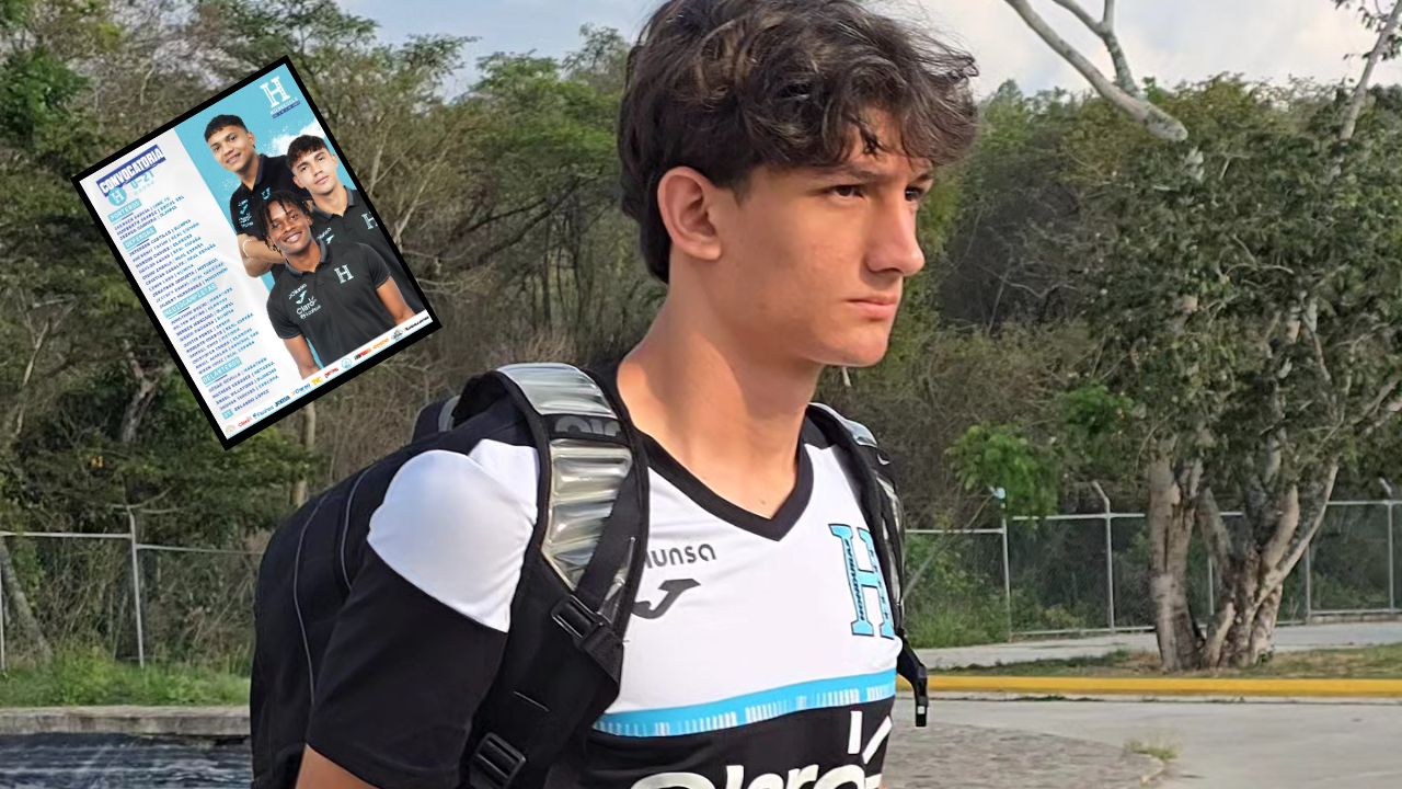Mathías Vazquez figura en convocatoria de la Selección de Honduras Sub21