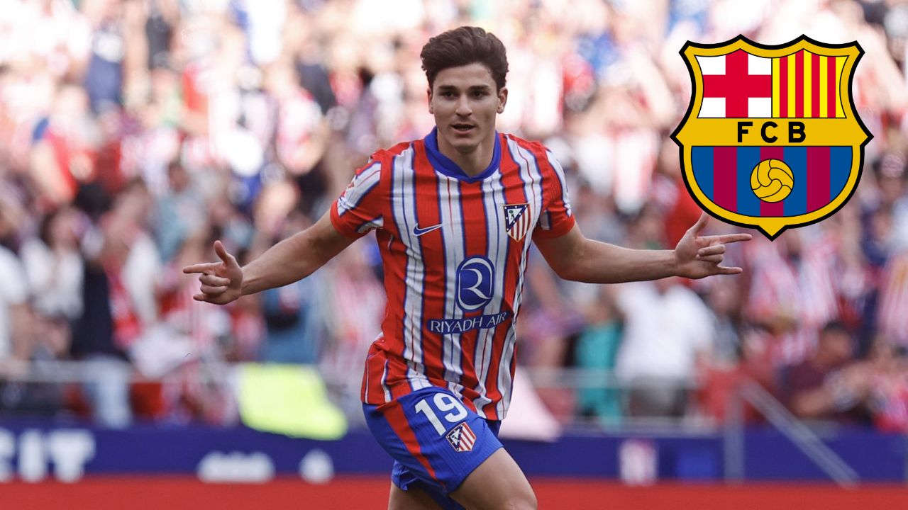 Atlético de Madrid reacciona al interés del Barcelona en Julián Álvarez