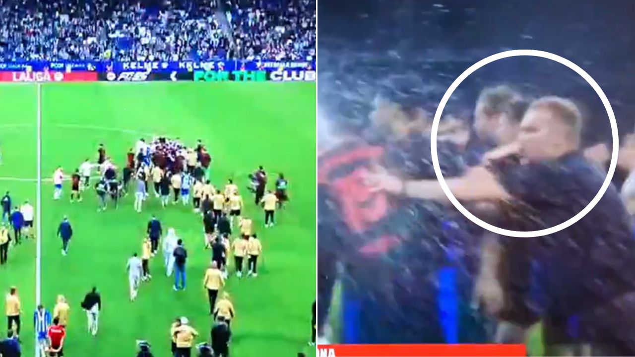Espanyol no dejó celebrar al Barcelona tras conquistar LaLiga Española