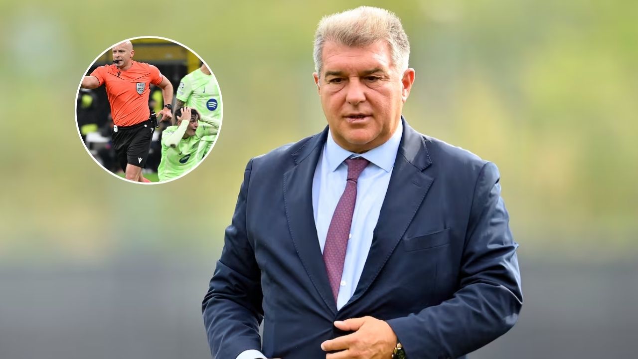 Joan Laporta arremete y señala al culpable de la eliminación del Barcelona en Champions