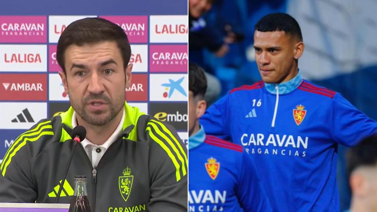 Técnico de Real Zaragoza exige a Kervin Arriaga un esfuerzo para quedarse