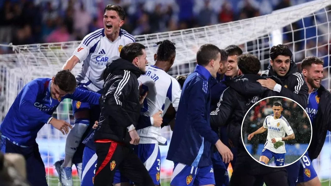 Real Zaragoza y Kervin Arriaga consiguen vital triunfo para acariciar la salvación