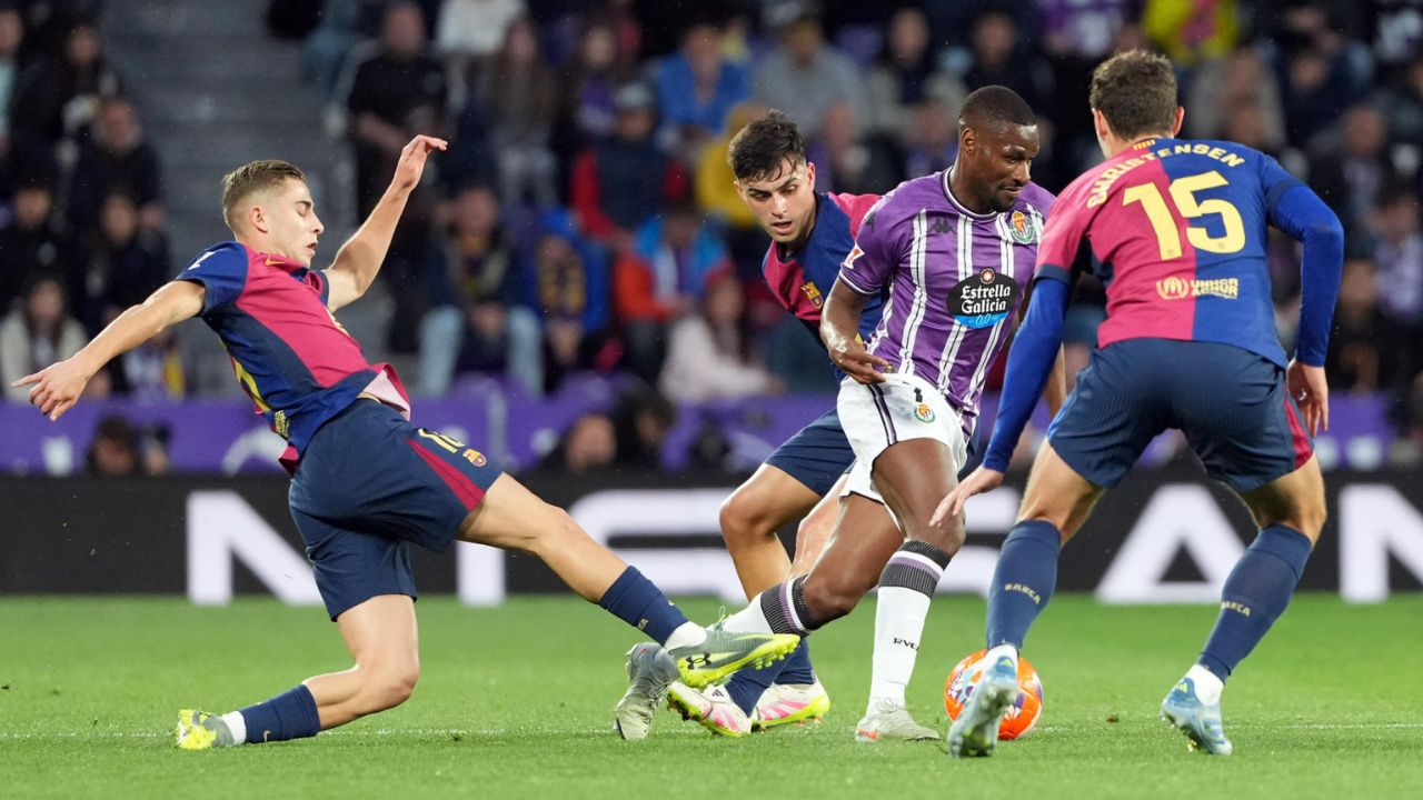 Barcelona remontó ante el Valladolid en partidazo en el José Zorrilla