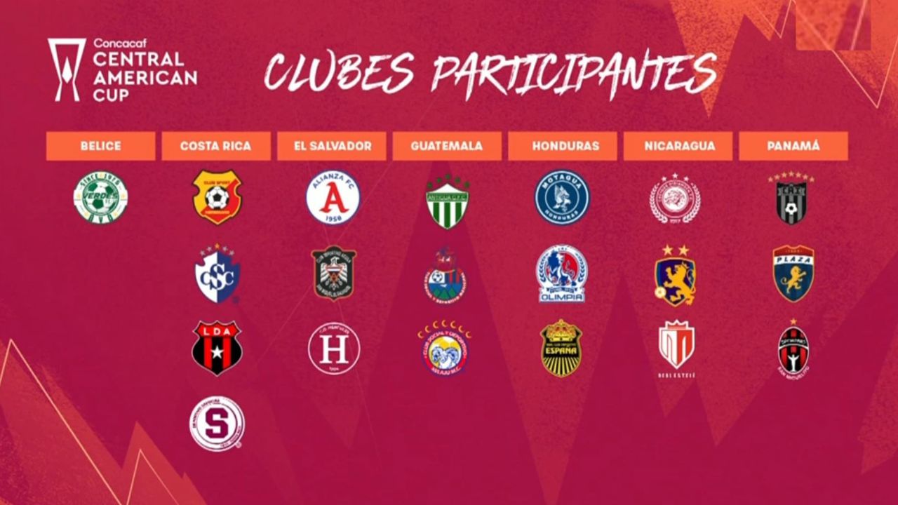 Estos serán los rivales de Olimpia, Motagua y Real España en Copa Centroamericana
