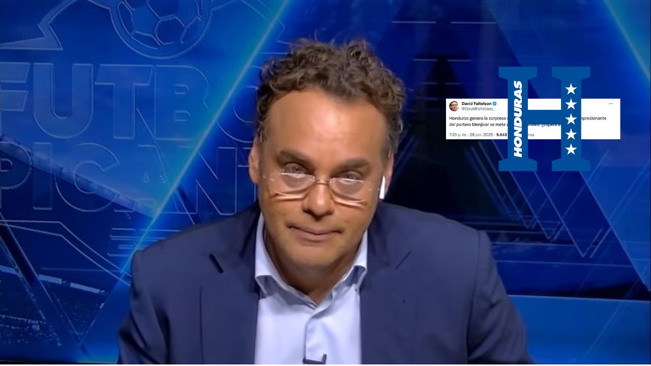 David Faitelson felicita a Honduras y presume a su mejor jugador
