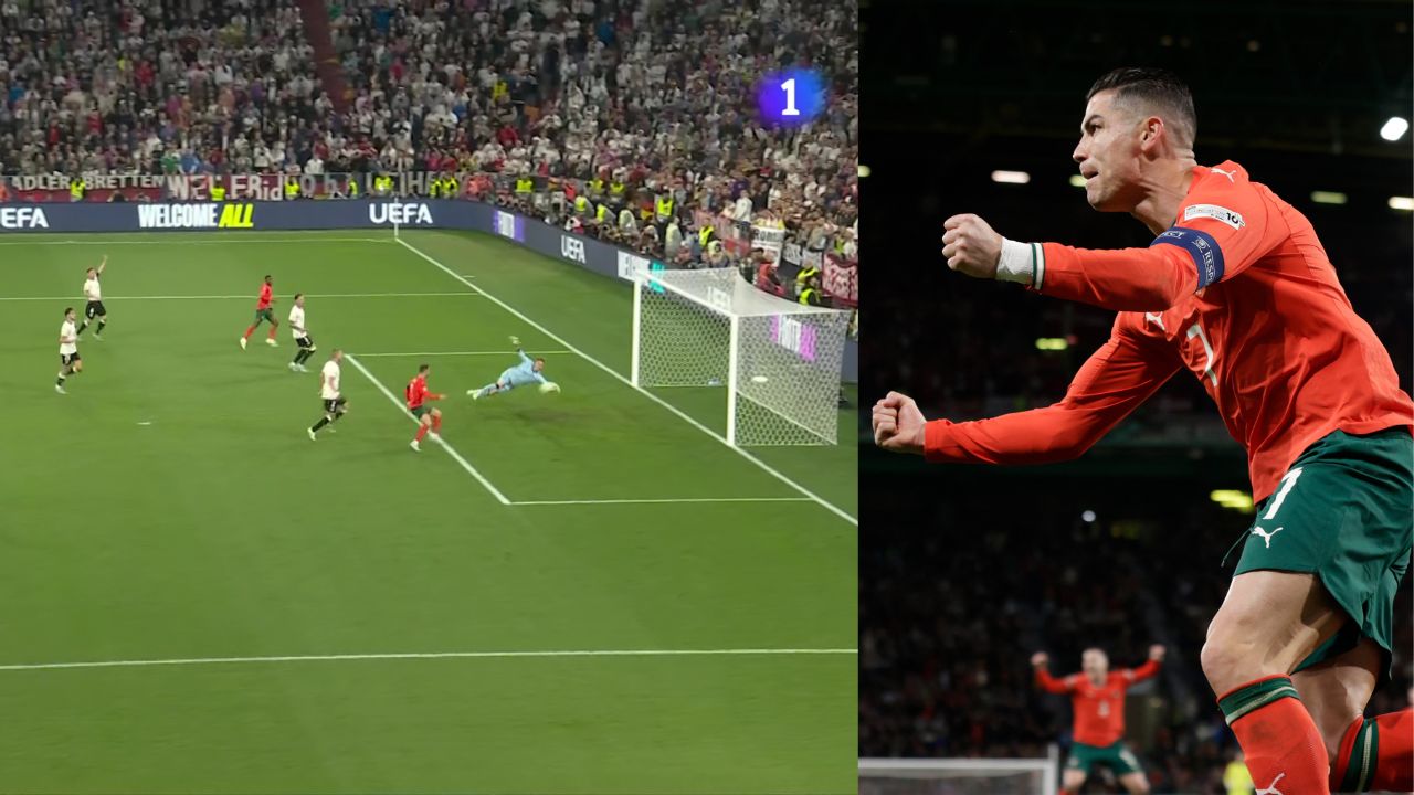 Así fue el gol de Cristiano Ronaldo frente a Alemania por la UEFA Nations League
