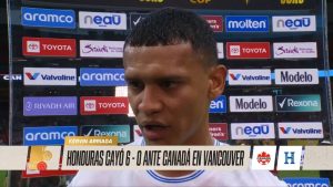 Kervin Arriaga describe el sabor que dejó goleada a manos de Canadá