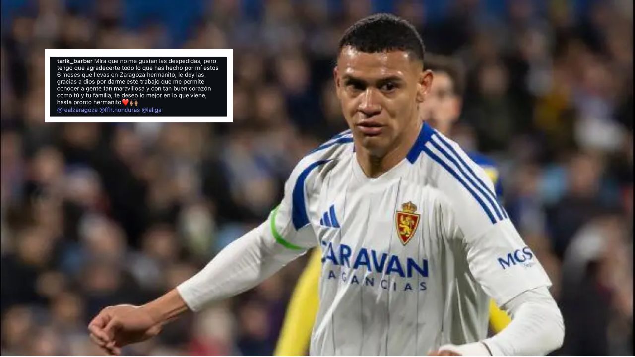 Kervin Arriaga recibe mensaje de despedida tras primera temporada en Real Zaragoza