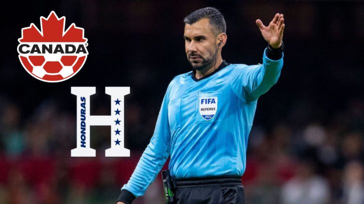 El árbitro elegido para pitar el Canadá vs Honduras de la Copa Oro 2025
