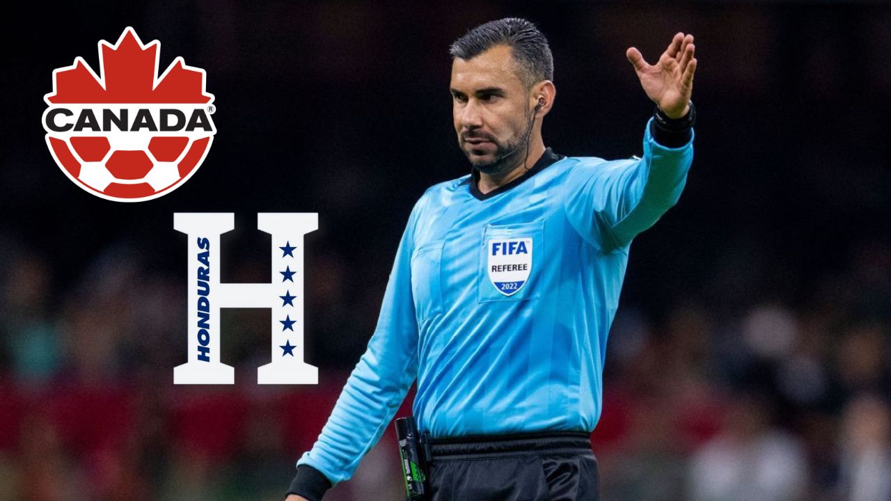 El árbitro elegido para pitar el Canadá vs Honduras de la Copa Oro 2025