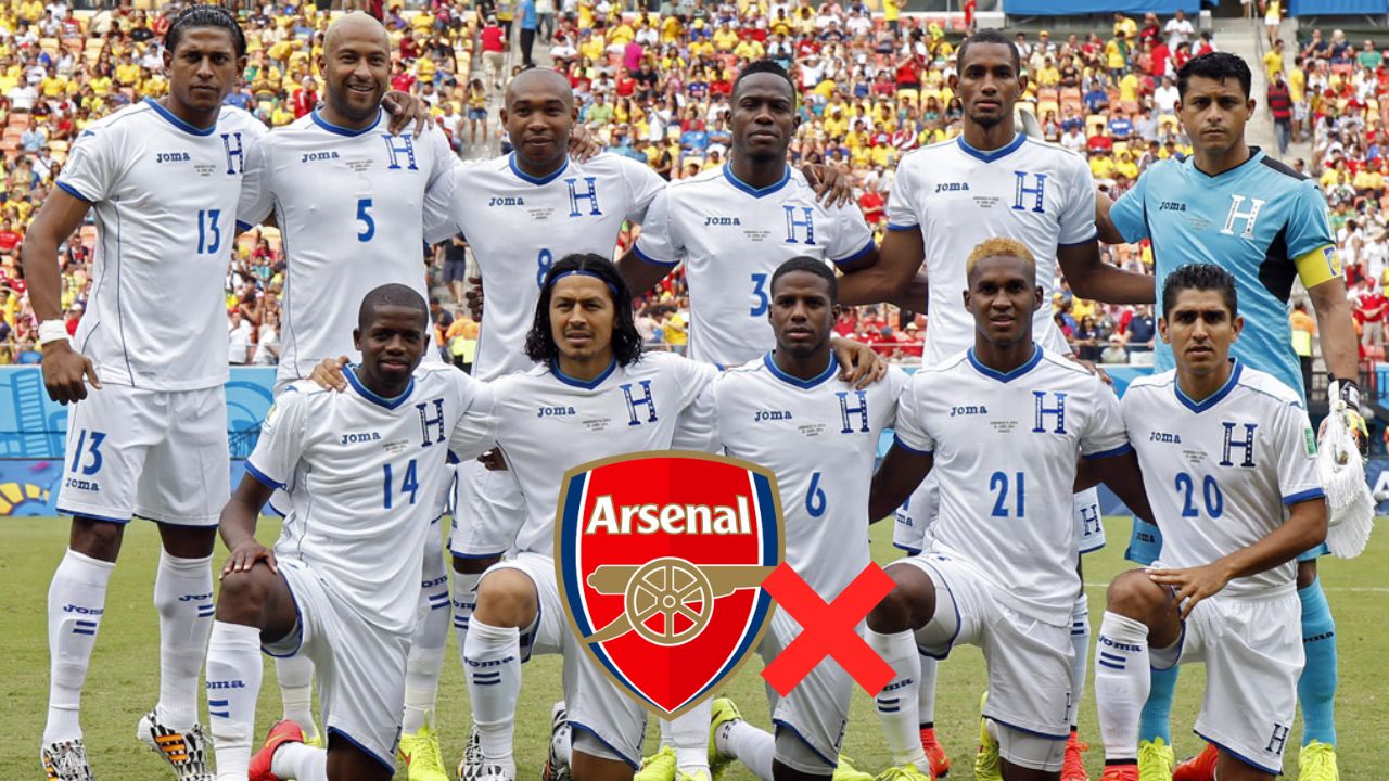 El exmundialista con Honduras que Arsenal no fichó por impensada razón