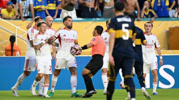 Boca Juniors no pudo sostenerse ante Benfica en el Mundial de Clubes