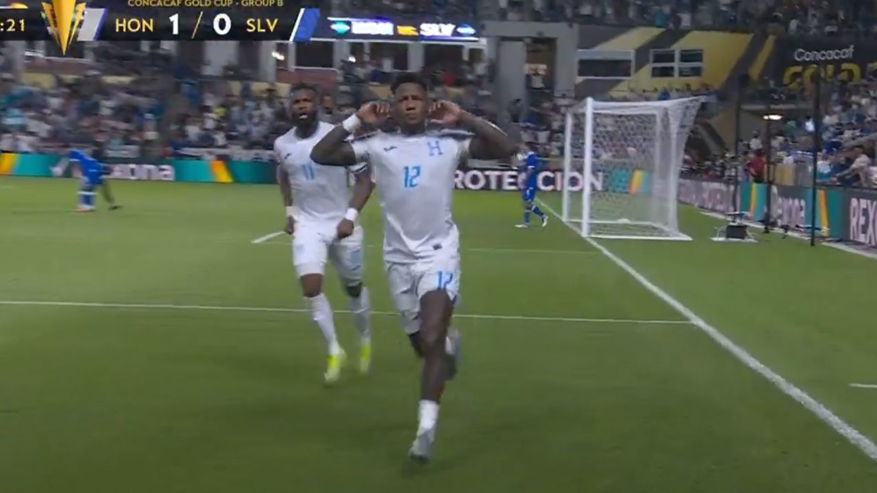 Así fue el gol del Romell Quioto para la ventaja de Honduras ante El Salvador